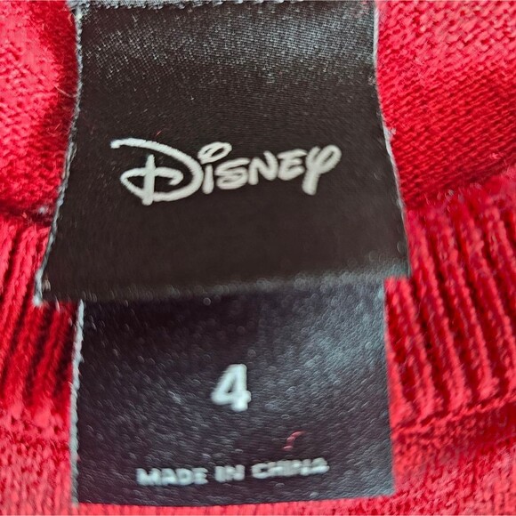 Disney Mickey Mouse Sweater Dress Sz 4X Red Striped Sleeves Plus Size Retro Y2K - Picture 11 of 15